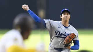 Straight Talk: Hitting Sho, pitching Sho combine for winning show in San Diego taken at Petco Park (Los Angeles Dodgers). Photo by Denis Poroy-Imagn Images
