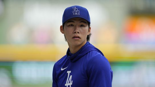 Dodgers option Hyeseong Kim to Triple-A, re-sign Santiago Espinal taken at Dodger Stadium (Los Angeles Dodgers). Photo by Jeff Hanisch-Imagn Images