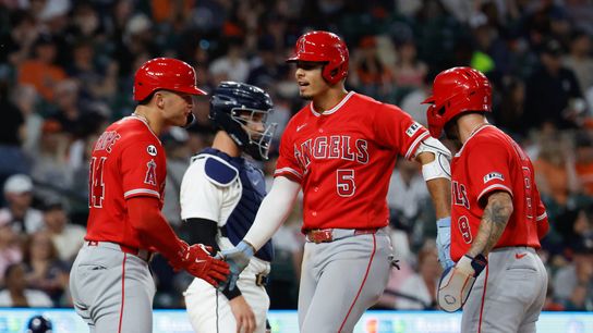 Vaughn Grissom's late grand slam lifts Angels over Tigers