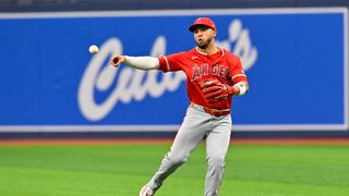 Kochanowicz struggles to settle in as Angels drop the series in Tampa taken at Tropicana Field (Los Angeles Angels). Photo by Pablo Robles-Imagn Images