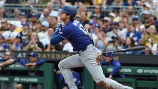 Dodgers hold off Pirates as Ohtani exits with knee inflammation taken at PNC Park (Los Angeles Dodgers). Photo by Charles LeClaire-Imagn Images