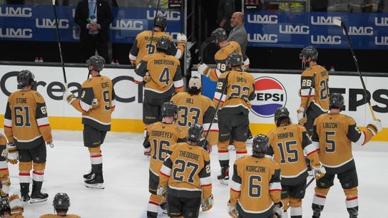 Golden Knights run out of gas, bend knee to Hurricanes in Game Six taken at T-Mobile Arena (Vegas Golden Knights). Photo by Lucas Peltier-Imagn Images