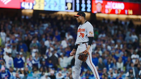 Kyle Tucker can't deliver in the ninth as Orioles even series taken at Dodger Stadium (Los Angeles Dodgers). Photo by William Navarro-Imagn Images