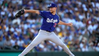 Dodgers ride Lauer, three homers in win over A's taken at Sutter Health Park (Los Angeles Dodgers). Photo by Cary Edmondson-Imagn Images