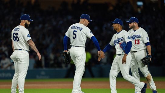 Mookie Betts' go-ahead single lifts Dodgers past Rockies taken at Dodger Stadium (Los Angeles Dodgers). Photo by Jon Endow-Imagn Images
