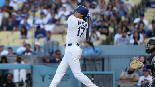 Los Angeles Dodgers designated hitter Shohei Ohtani (17) hits his 300th career home run during the first inning against the Colorado Rockies at Dodger Stadium. Los Angeles Dodgers designated hitter Shohei Ohtani (17) hits his 300th career home run during the first inning against the Colorado Rockies at Dodger Stadium.