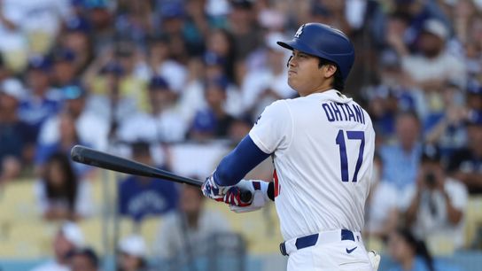 Shohei Ohtani hits No. 300 as Dodgers' bullpen struggles taken at Dodger Stadium (Los Angeles Dodgers). Photo by Kiyoshi Mio-Imagn Images