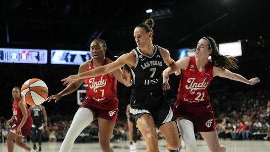 Fatigued Aces go into All-Star break with deflating loss to Fever taken at Michelob ULTRA Arena (Las Vegas Aces). Photo by Lucas Peltier-Imagn Images
