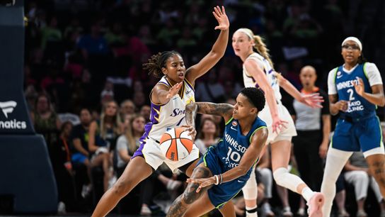 Sparks come up short against Lynx despite strong fight on the road taken Target Center (Los Angeles Sparks). Photo by Jeffrey Becker-Imagn Images