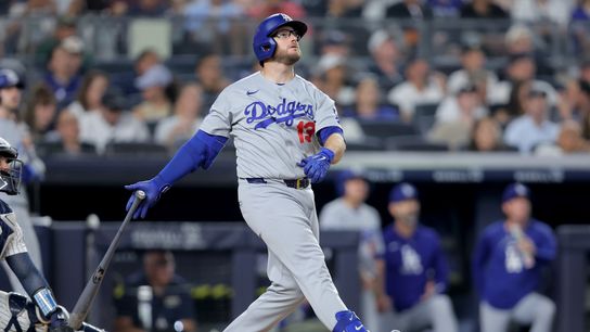 Max Muncy's go-ahead homer lifts Dodgers past Yankees taken at Yankee Stadium (Los Angeles Dodgers). Photo by  Brad Penner-Imagn Images