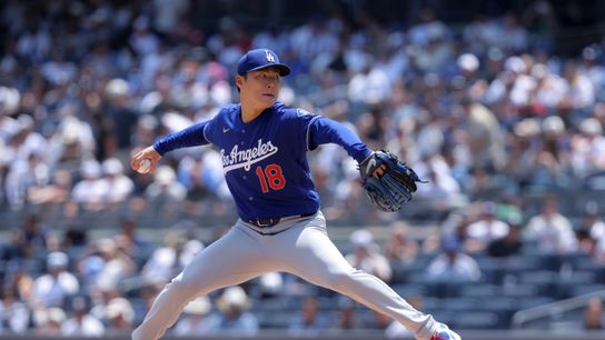 Yoshinobu Yamamoto throws complete game as Dodgers beat Yankees taken at Yankee Stadium (Los Angeles Dodgers)