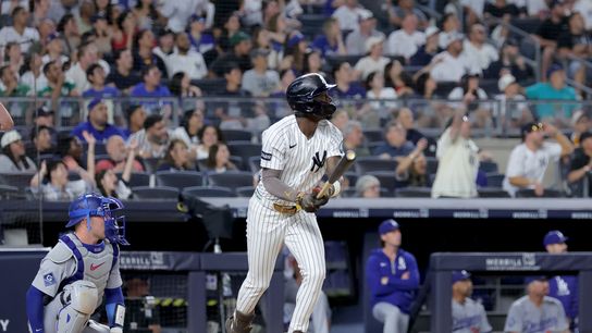 Yankees avoid sweep with win over Dodgers in doubleheader finale taken at Yankee Stadium (Los Angeles Dodgers). Photo by Brad Penner-Imagn Images