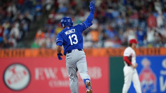 Muncy's two-run homer powers Dodgers past Phillies taken at Citizens Bank Park (Los Angeles Dodgers). Photo by Kyle Ross-Imagn Images