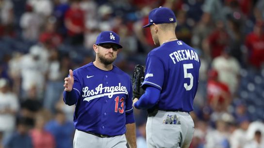 Muncy climbs Dodgers home run list in victory over Phillies taken at Citizens Bank Park (Los Angeles Dodgers). Photo by  Bill Streicher-Imagn Images