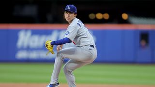 Straight Talk: Sasaki makes Mets miserable with mound mastery taken at Citi Field (Los Angeles Dodgers). Photo by Brad Penner-Imagn Images