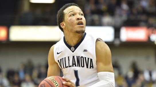 Wooden Award Flashback: Jalen Brunson writes the opening chapter to his storybook journey at Villanova taken in Los Angeles. Photo by Derik Hamilton-Imagn Images