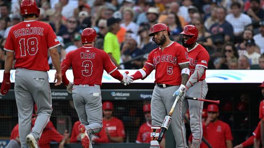 Ward, Adell lift Angels despite Kikuchi's woes taken at Comerica Park (Los Angeles Angels)