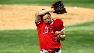 Corbin cruises, Kikuchi's road struggles persist as Angels are downed by Rangers taken at Globe Life Field (Los Angeles Angels). Photo by Kevin Jairaj-Imagn Images