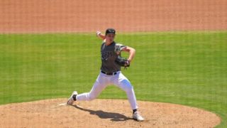 Padres' prospect Kannon Kemp battled adversity, but ready to begin career with Storm taken in San Diego (San Diego Padres). Photo by Brandon Pollard/ EVT Sports 
