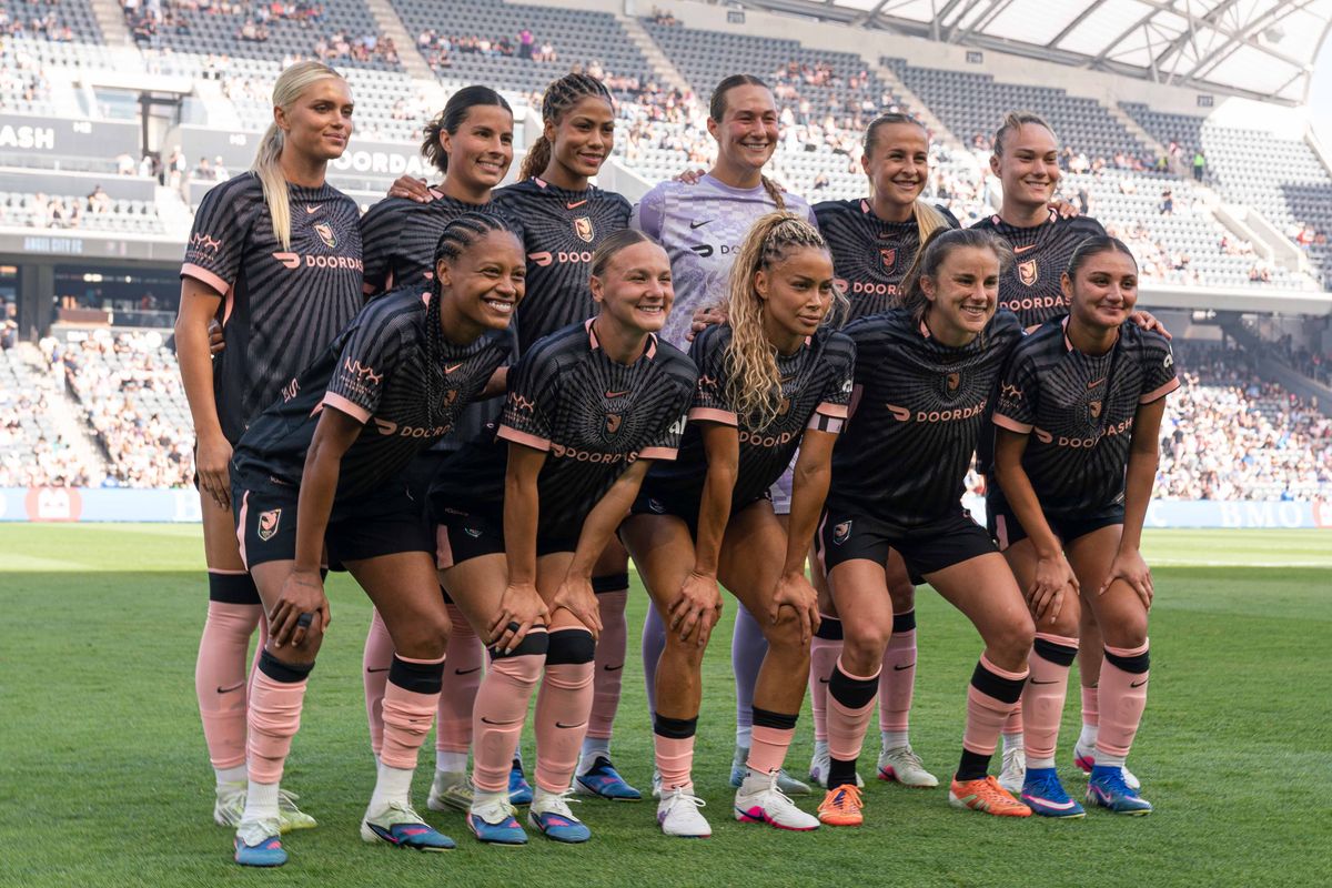 Angel City FC starting XI at an NWSL game against the Chicago Stars on Sunday March 15th, 2026 in Los Angeles, California. Angel City FC starting XI at an NWSL game against the Chicago Stars on Sunday March 15th, 2026 in Los Angeles, California.
