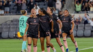 Angel City dominates Kansas City Current in home win taken at BMO Stadium (Angel City FC). Photo by Jessica Cryderman - The Sporting Tribune