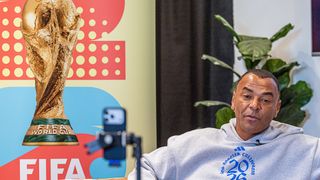 Cafu talks about his legendary career with Brazil  taken in Los Angeles (World Cup). Photo by Bruno De Witt Zanotto - The Sporting Tribune