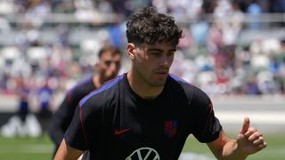 Gio Reyna was never easy to measure  taken in Irvine  (World Cup). Photo by Sujey Luna - The Sporting Tribune