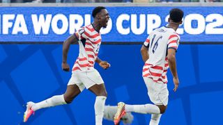 Balogun available vs. Belgium after red card ban suspended taken at Lumen Field (World Cup). Photo by Jordan Teller - The Sporting Tribune