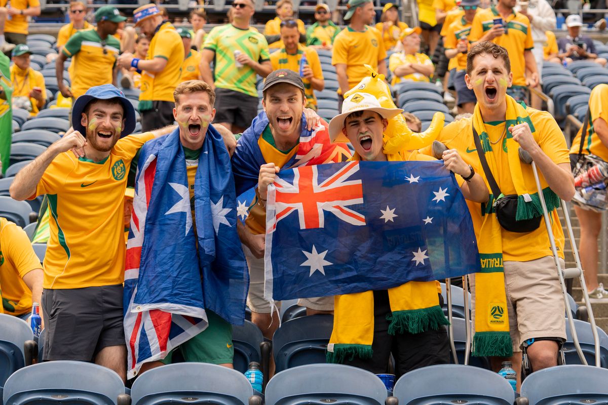 The Australian fans are ready for the FIFA World Cup match against the United States, Friday June 19th, 2026 in Seattle, Washington. The Australian fans are ready for the FIFA World Cup match against the United States, Friday June 19th, 2026 in Seattle, Washington.