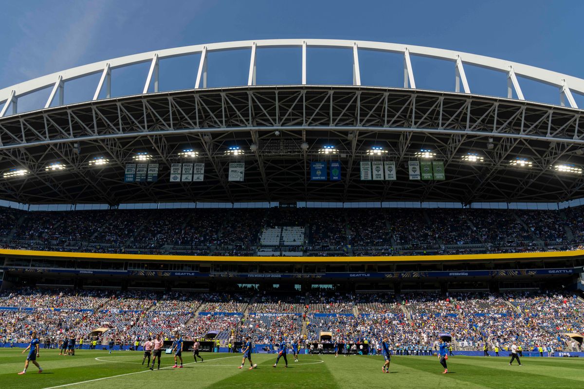 Lumen Field before a FIFA World Cup match between Bosnia-Herzegovina and Qatar, Wednesday June 24th, 2026 in Seattle, Washington. 