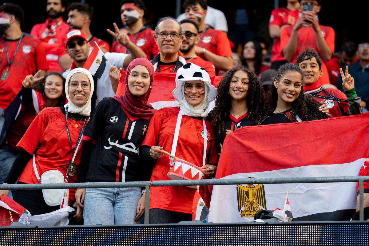 The Egypt fans are ready for the FIFA World Cup match against Iran, Friday June 26th, 2026 in Seattle, Washington.