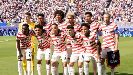 Team USA Starting XI during a 2026 FIFA World Cup match against Bosnia and Herzegovina, Wednesday July 1st, 2026 in Santa Clara, Calif. Team USA Starting XI during a 2026 FIFA World Cup match against Bosnia and Herzegovina, Wednesday July 1st, 2026 in Santa Clara, Calif.