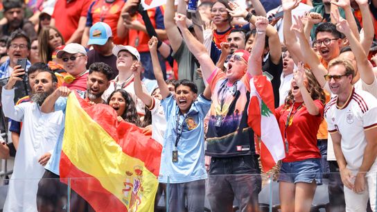 Spain breaks Belgium late, sets up France semifinal taken at SoFi Stadium (World Cup). Photo by Jordan Teller - The Sporting Tribune