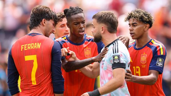 TST Images: Spain defeats Belgium, 2-1, at SoFi Stadium taken at SoFi Stadium (World Cup). Photo by Jordan Teller - The Sporting Tribune