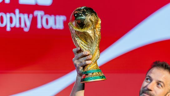 World Cup Trophy Visits Los Angeles taken at Crypto Arena (News)