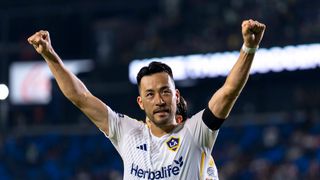 LA Galaxy's past and present on display at 2026 World Cup Draw (LA Galaxy). Photo by Nico Alba - The Sporting Tribune
