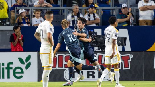 Galaxy crash in 4-0 home rout against Sounders taken at Dignity Health Sports Park (LA Galaxy)