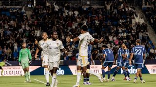 Galaxy win at home behind Painstil's hat trick taken at Dignity Health Sports Park (LA Galaxy). Photo by Christian Argumedo - The Sporting Tribune
