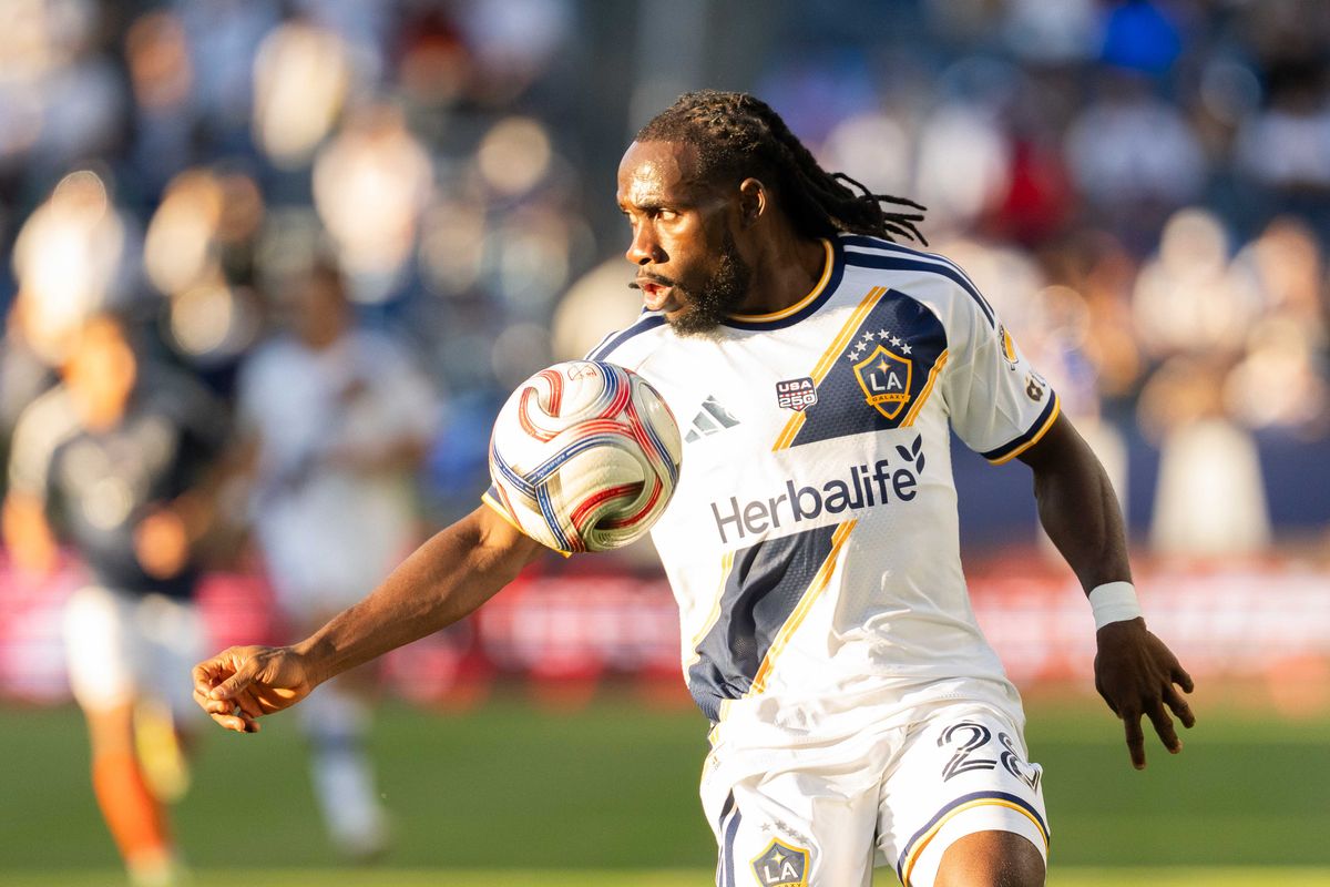 Los Angeles Galaxy forward Joseph Paintsil (28) gains possession of the ball during an MLS game, Sunday February 22nd, 2026 in Carson, Calif Los Angeles Galaxy forward Joseph Paintsil (28) gains possession of the ball during an MLS game, Sunday February 22nd, 2026 in Carson, Calif