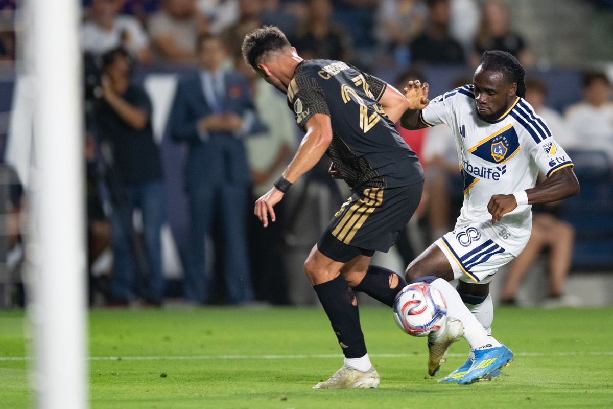 LA Galaxy forward Joseph Paintsil (28) attemps to score during an MLS match between LAFC and LA Galaxy on Friday, July 17, 2026 at Dignity Health Sports Park in Carson, Calif LA Galaxy forward Joseph Paintsil (28) attemps to score during an MLS match between LAFC and LA Galaxy on Friday, July 17, 2026 at Dignity Health Sports Park in Carson, Calif