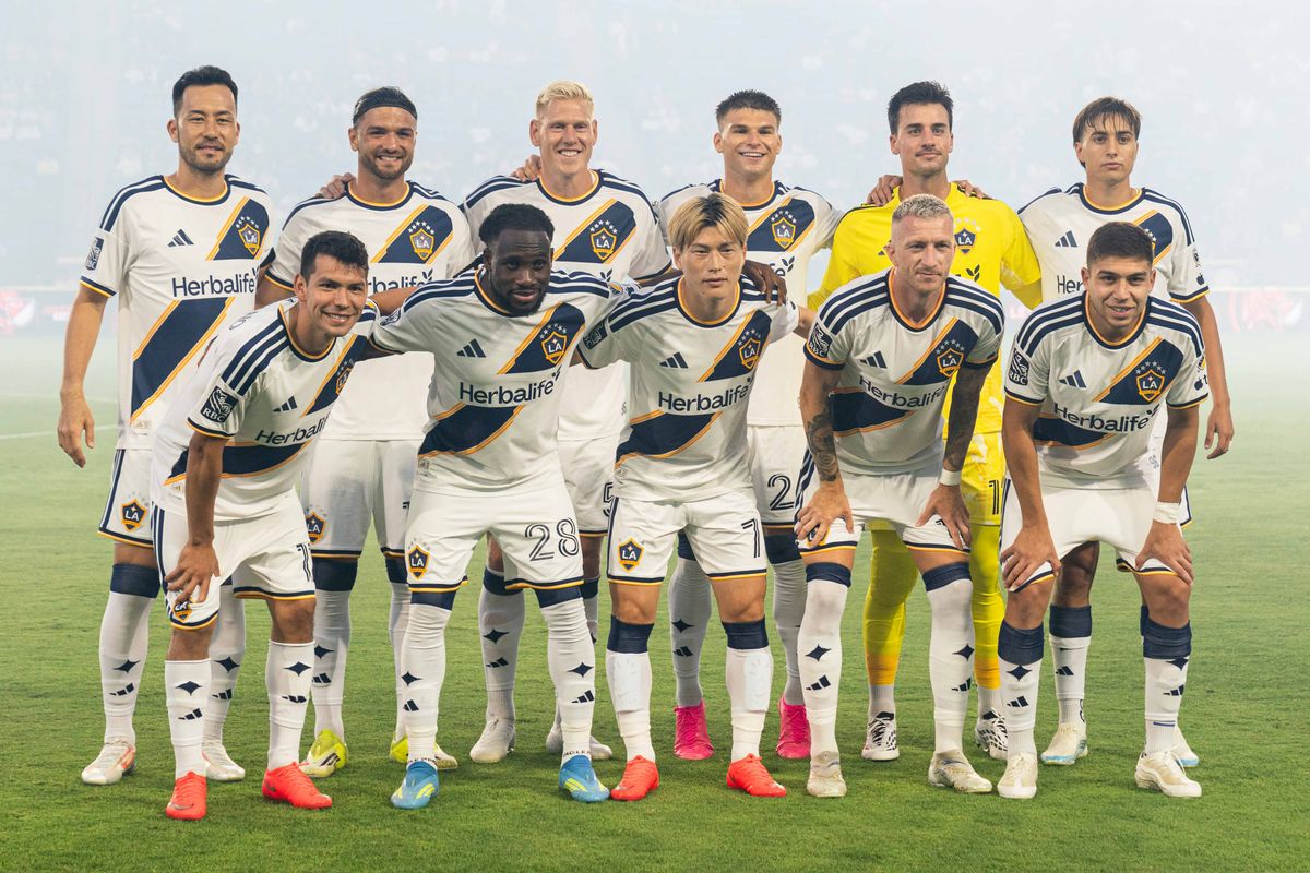LA Galaxy starting XI at an MLS game against the San Jose Earthquakes on Wednesday August 19th, 2026 in Carson, California LA Galaxy starting XI at an MLS game against the San Jose Earthquakes on Wednesday August 19th, 2026 in Carson, California