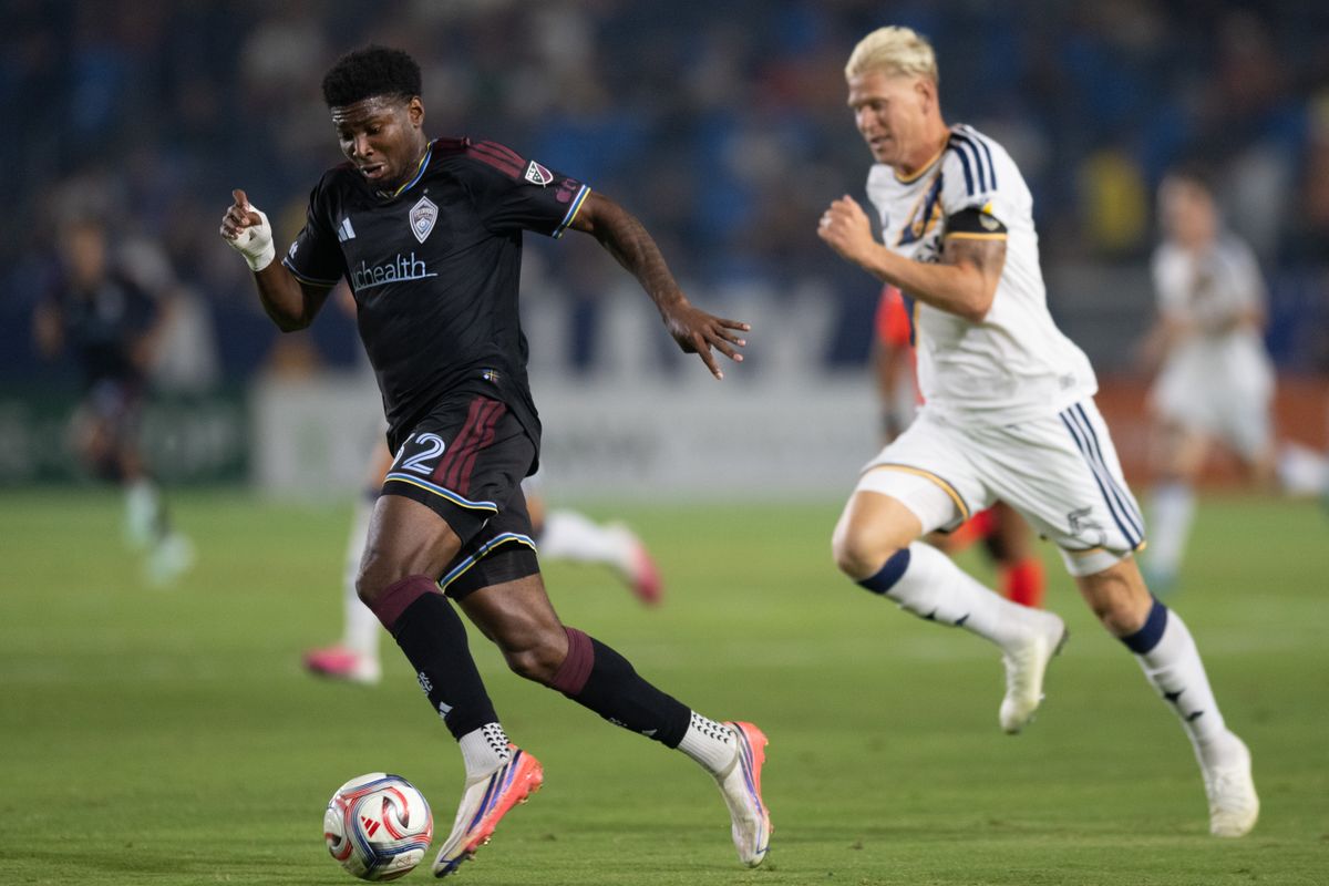 Colorado Rapids forward Donavan Phillip (32) attacks with the ball during an MLS soccer game against the LA Galaxy, Saturday September 26, 2026 in Carson, Calif. Colorado Rapids forward Donavan Phillip (32) attacks with the ball during an MLS soccer game against the LA Galaxy, Saturday September 26, 2026 in Carson, Calif.