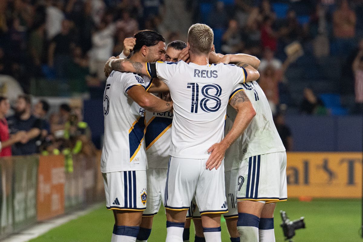 LA Galaxy players celebrate after a goal from midfielder Justin Haak (15) during an MLS soccer game against the Colorado Rapids, Saturday September 26, 2026 in Carson, Calif. LA Galaxy players celebrate after a goal from midfielder Justin Haak (15) during an MLS soccer game against the Colorado Rapids, Saturday September 26, 2026 in Carson, Calif.