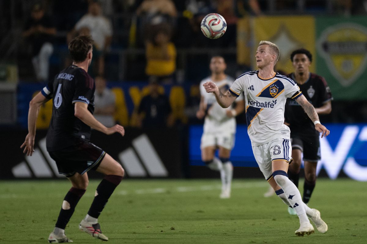 LA Galaxy midfielder Marco Reus (18) receives a pass during an MLS soccer game against the Colorado Rapids, Saturday September 26, 2026 in Carson, Calif. LA Galaxy midfielder Marco Reus (18) receives a pass during an MLS soccer game against the Colorado Rapids, Saturday September 26, 2026 in Carson, Calif.