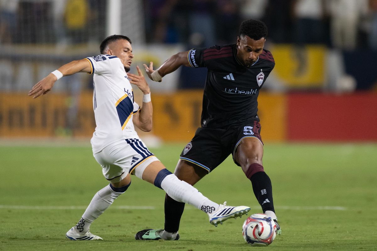 LA Galaxy midfielder Erik Thommy (27) reaches out to make a tackle during an MLS soccer game against the Colorado Rapids, Saturday September 26, 2026 in Carson, Calif. LA Galaxy midfielder Erik Thommy (27) reaches out to make a tackle during an MLS soccer game against the Colorado Rapids, Saturday September 26, 2026 in Carson, Calif.