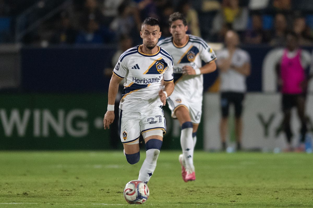 LA Galaxy midfielder Erik Thommy (27) runs with the ball during an MLS soccer game against the Colorado Rapids, Saturday September 26, 2026 in Carson, Calif. LA Galaxy midfielder Erik Thommy (27) runs with the ball during an MLS soccer game against the Colorado Rapids, Saturday September 26, 2026 in Carson, Calif.