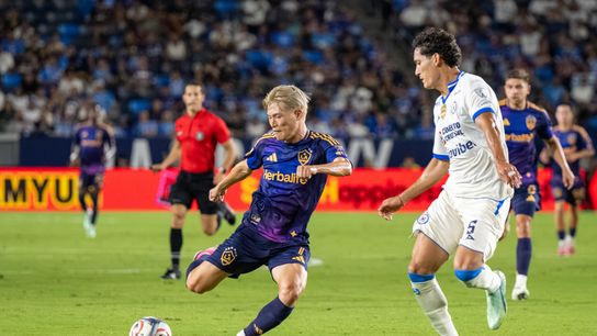 LA Galaxy Striker Kyōgo Furuhashi takes a shot in the Galaxy's 2-1 friendly home loss to Cruz Azul on Sunday, October 4, 2026, at Dignity Health Sports Park. LA Galaxy Striker Kyōgo Furuhashi takes a shot in the Galaxy's 2-1 friendly home loss to Cruz Azul on Sunday, October 4, 2026, at Dignity Health Sports Park.