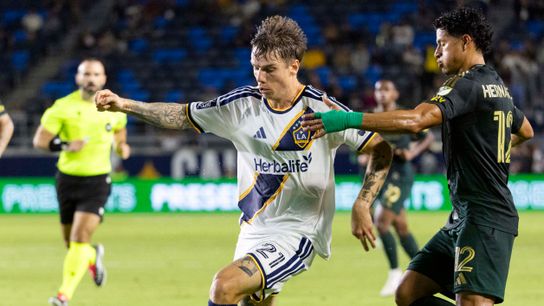 LA Galaxy Winger Robert Taylor set up the first goal in the Galaxy's 2-0 home win over the Portland Timbers on Wednesday, October 14, 2026, at Dignity Health Sports Park. LA Galaxy Winger Robert Taylor set up the first goal in the Galaxy's 2-0 home win over the Portland Timbers on Wednesday, October 14, 2026, at Dignity Health Sports Park.