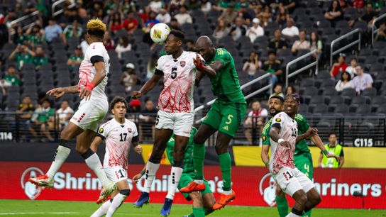 TST Images: Saudi Arabia and Trinidad and Tobago draw, 1-1 taken at Allegiant Stadium  (Gold Cup)