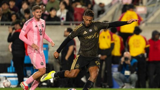 Here to stay: Denis Bouanga signs with LAFC through 2028 taken at BMO Stadium (LAFC)